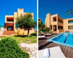 Two luxury villas with a private beach in Akrotiri